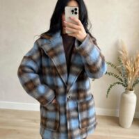 Cappotto felpato fantasia
