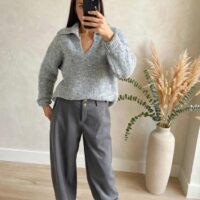 Pantalone slouchy pence
