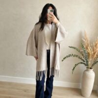 Cardigan frange