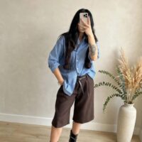 Camicia righe tasca