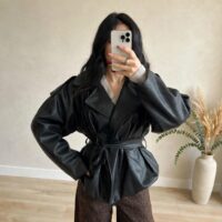 Cappotto ecopelle felpato