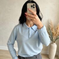 Maglia colletto 3 bottoni