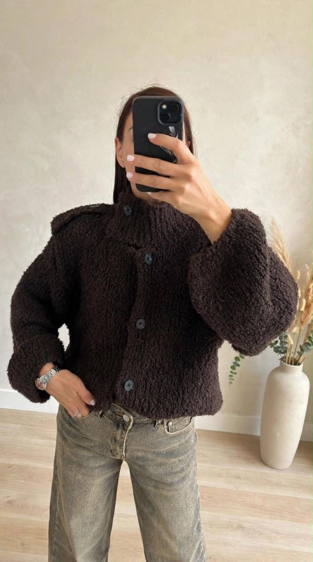 Giacca bouclÈ