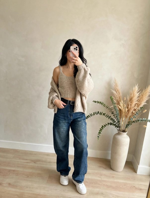 Denim baggy