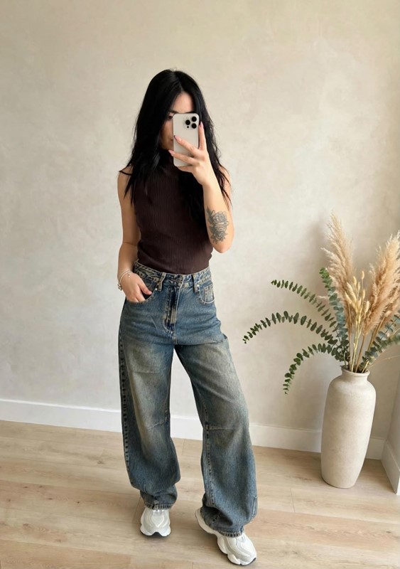 915936C72D2525398E0F3BF2E7D9B535_ Jeans slouchy sfumato