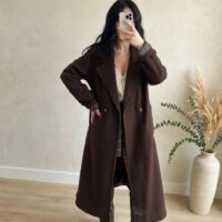 Cappotto lungo doppio petto