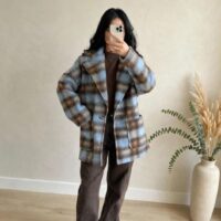 Cappotto felpato fantasia