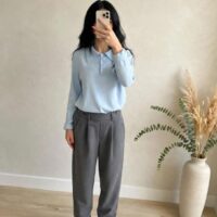 Pantalone due bottoni