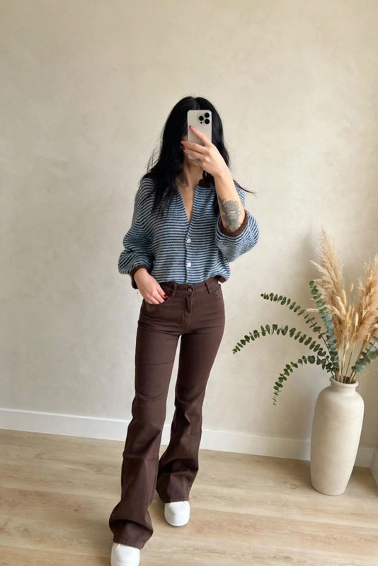Jeans zampa push up